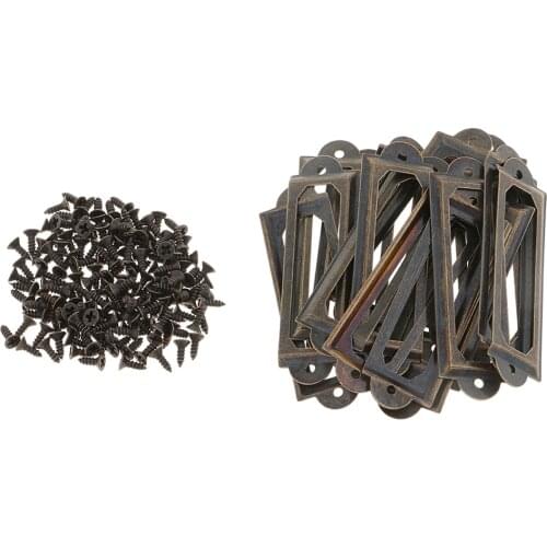 20 Sets Office Supplies Double Hole File Lab Library Cabinet Drawer Card Holders