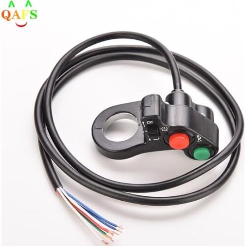 Switch Hub Handlebar Assembly New 7/8" 1PC Electric Scooter Dirt Bike Turn Signal Horn Button ON Off E-bike Motorcycle