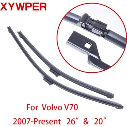XYWPER Windshield Wiper Blades for Volvo V70 2007 2008 2009 -present 26"&20"Car Accessories Soft Rubber car windscreen wipers