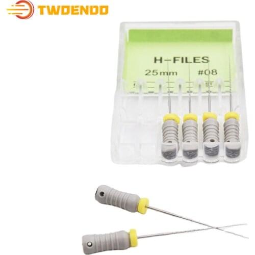 Dental Nickel Titainium Instrument 2boxes Niti H File 21mm 25mm #15-40 Endo Files