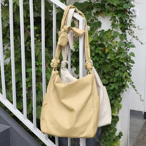 Korean Version Net Red Soft Leather Shoulder Bag Simple PU Leather Large Capacity Tote Bag Ins Casual Light Solid Color Handbag