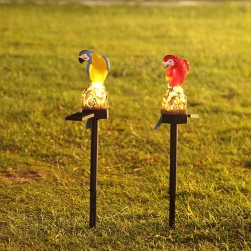 Outdoor Solar Lamp Power LED Parrot Owl Garden Light Waterproof Lawn Landscape Solar Garden Light Outdoors Solar Lamp Owl