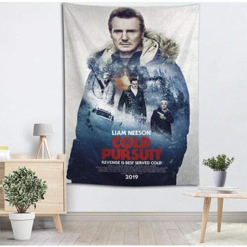 High Quality Cold Pursuit Tapestry Wall Hanging Tapestries Cloth Fabric Print For Living Room Decorative Wall Blanket 2.25