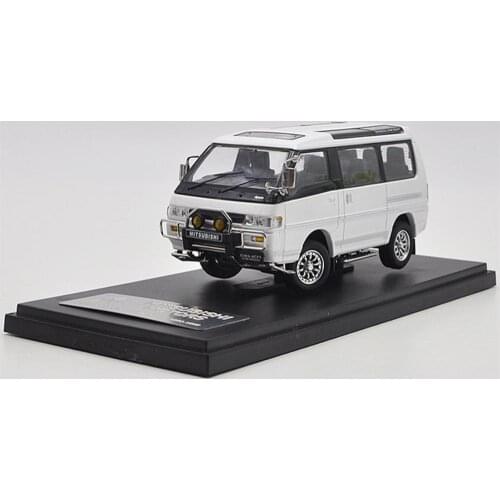 1/43 Mitsubishi Delica Star Wagon 4WD 1990-1999 White Diecast Car Model Gift
