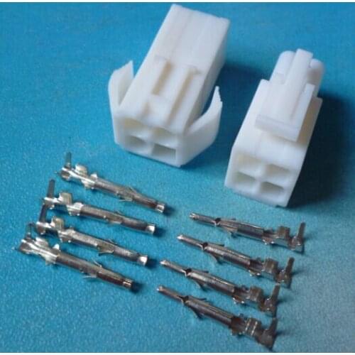 10/50/100set 4.5mm 4p 4way Mini type EL4.5 Male+Female Connector+terminal 10sets free shipping