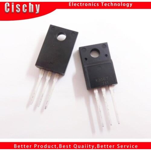 10PCS 2SK3567 TO-220F K3567 TO-220 TO220F 3.5A 600V original