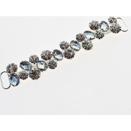 10pcsCrystal rhinestones Bikini connectors/ Buckle Metal Chain For Swimming Wear Bikini Decorationclothing decorated#buc030