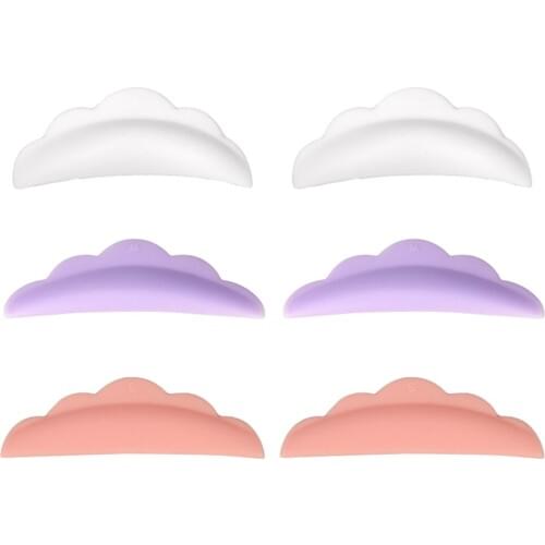3 Pairs Set Eyelash Extension Patches, Lint Free DIY False Eyelash Lash Extension Makeup Eye Gel Pads - Beauty Tool