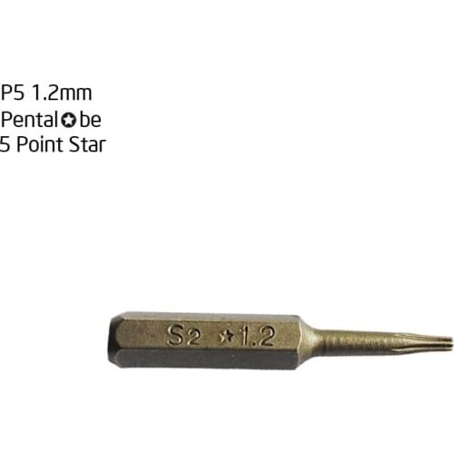 5 point 1.2mm pentalobe 4mm screwdriver Hex bit repair for apple Macbook Air Pro Retina bottom case screws opening, 50pcs/lot