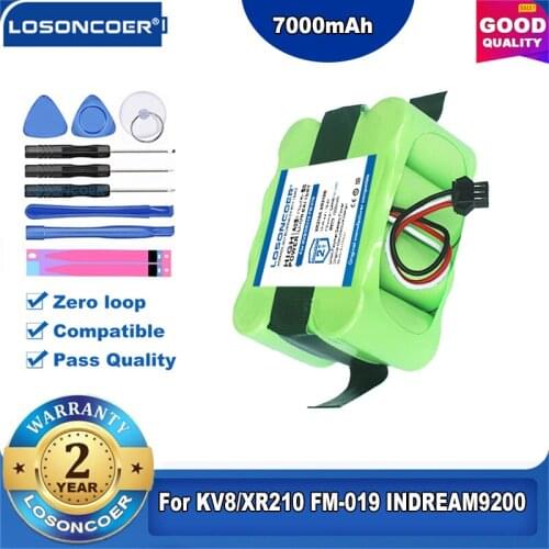 7000mAh Vacuum Cleaner Sweeping Robot Battery For KV8/XR210 FM-019 INDREAM9200 XR510A XR510B XR510C XR510D XR510 XR210A XR210B