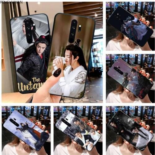 ChenQingLing The Untamed Soft black Phone Case for Redmi Note 9 8 8T 8A 7 6 6A Go Pro Max Redmi 9 K20 K30 Pro