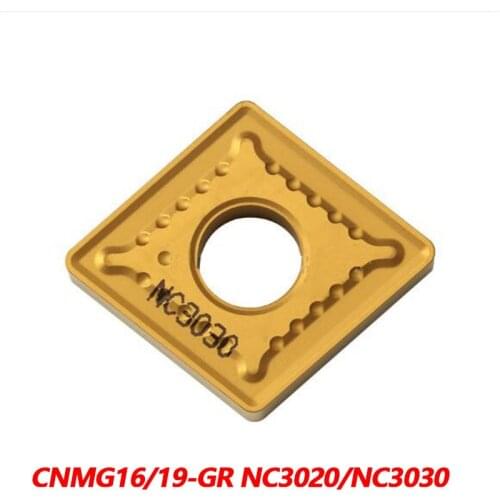 CNMG CNMG160612-GR NC3020 NC3030 CNMG190612 Carbide Insert Blades For Processing Steel CNMG160616 CNC Lathe Parts Efficient