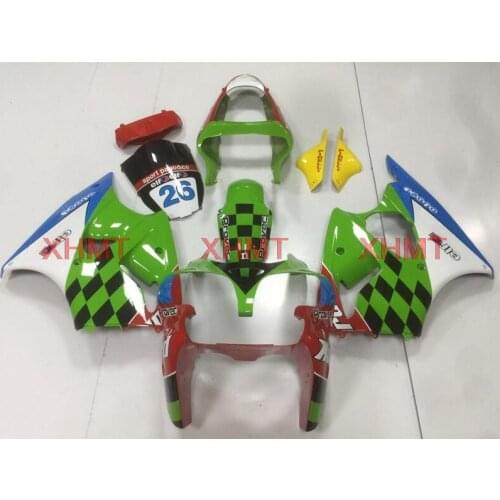 For ZX6r 636 2000 - 2002 Bodywork Ninja ZX-6r 02 Full Body Kits for Kawasaki ZX6r 00 Blue Grid Fairings