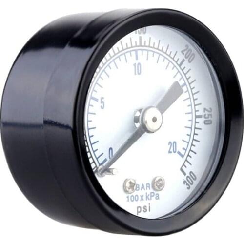 Pressure Gauge 0-20bar 0-300psi Mini Pressure Gauge Manometer Air Compressor Pneumatic Hydraulic Fluid Pressure Meter Tester