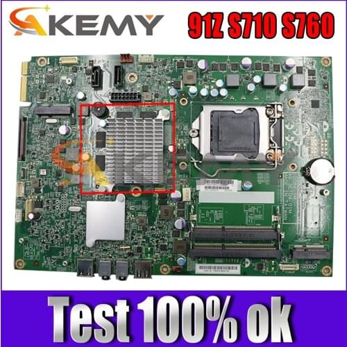Akemy For Lenovo Edga 91Z S710 S760 Motherboard With GPU FRU 03T9014 48.3ET04.01M H61 MB 100% Tested Fast Ship