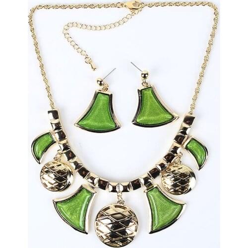 MS17589 Fashion Brand Jewelry Sets 5 Colors High Quality Charm Necklace Bridal Jewelry Party Gifts New Arrival