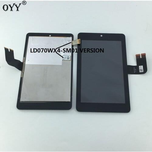 LCD Display Panel Screen Monitor Touch Screen Digitizer Glass Assembly For Asus MemoPad HD7 ME173 ME173X K00B LD070WX4(SM)(01)