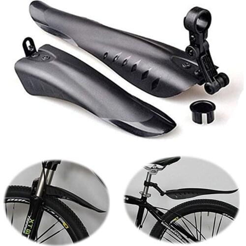 2pcs Bicycle Fender MTB Bike Front Rear Tire Wheel Fenders Easy To Assemble Outdoor Road Bike Mudguard Cycling Bikes Accessories