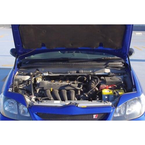 For Toyota Corolla E120 E130 Front Bonnet Hood Modify Gas Struts Carbon Fiber Spring Damper Lift Support Absorber