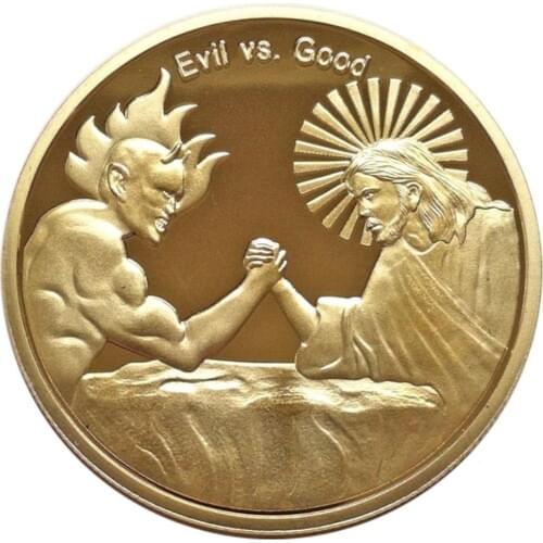 Custom double-sided logo coin new electroplated gold coin high quality low price