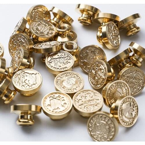 Christmas pattern wax printing stamp Elk Christmas tree bell Snowman stamp Metal wooden handle DIY envelope paper card tool