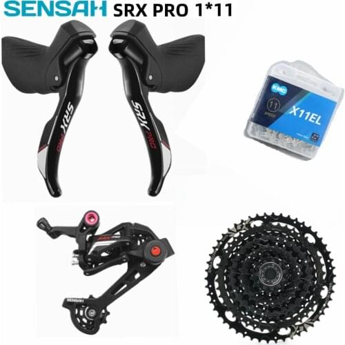 SENSAH SRX Pro 11 Speed 1*11 Road Bike Groupset 11s 11-50T Cassette Shifter Rear Derailleur Shift Chain For SRAM Shimano