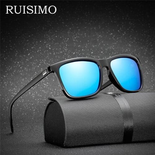 Unisex Retro Square Polarized Sunglasses Mirror Lens Vintage Sun Glasses For Men Women Polaroid sunglasses uv400 retro de sol