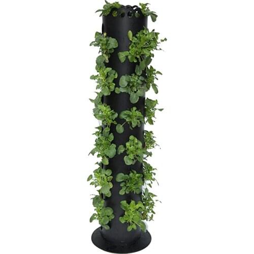 Outdoor Wall Planter Flower Tower Freestanding to Hold Living Artificial Plants Flowers for Patios