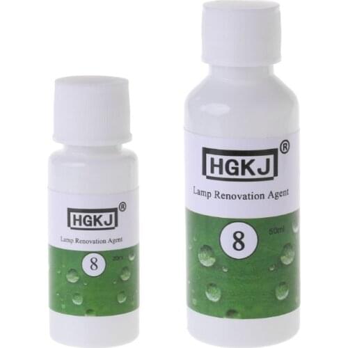 High quality Car Styling HGKJ-8 Car Lens Restoration Headlight Brightening Headlight Repair 20ml/50ml
