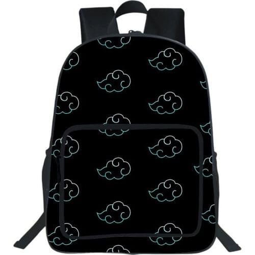 Japan Anime Uzumaki Sasuke School Bag Teens Student Travel Backpack Boys Girls Bags Double Zipper Rucksack Gift For Kids Friends