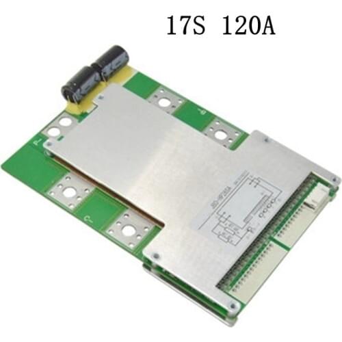 2019 17S 60V Lithium battery protection board polymer protection board 120A high current with Balance Same port BMS