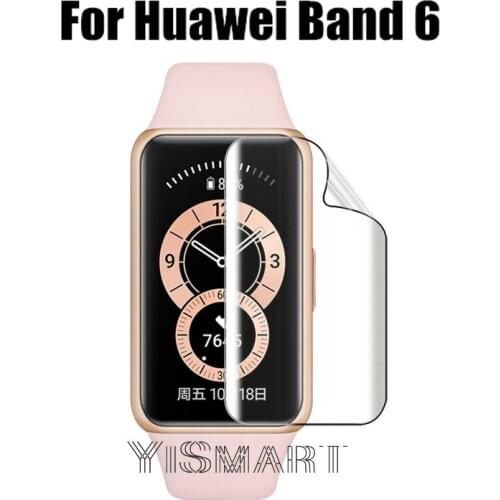 TPU Protective Film For Huawei Band 6 Soft Hydrogel Screen Protector Cover, Not Tempered Glass