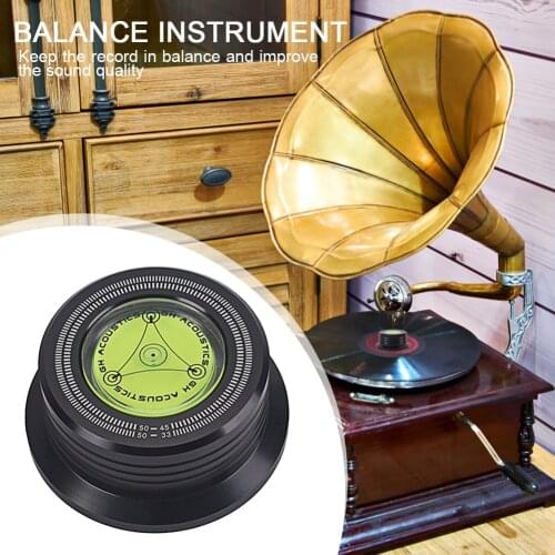 Aluminum Alloy Record Weight Clamp Turntable Stabilizer Lightweight Universal 50Hz LP Vinyl Portable Music Elements