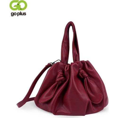 GOPLUS Silver Soft Leather Womens Handbag 2021New Fashion Ladies Luxury Designer Pleated Tote Bag High Capacity Hasp Sac A Main