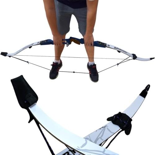 1X Durable Archery Polyester Fiber Bowstring Install Tool RopeFor Recurve Bow Stringer String Archery Supplies Free Shipping