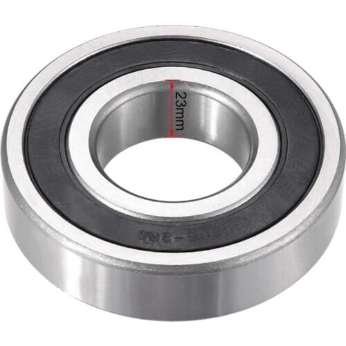 6308RS Deep Groove Ball Bearing Double Sealed 40mm x 90mm x 23mm Bearing Steel Bearings (Pack of 1)