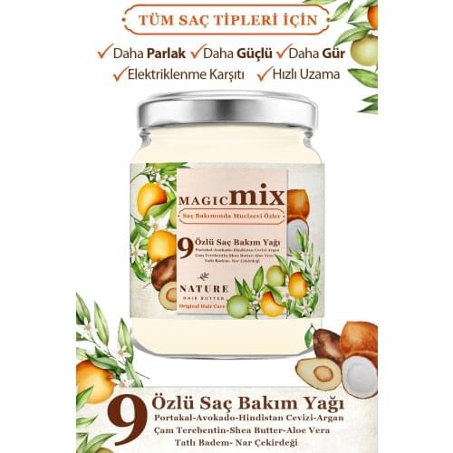 9 essence Hair Booster and Nourishing 190 ml 9 different natural self containing hair care oil