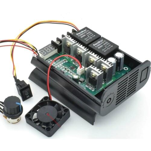 40A DC10-55V Motor Governor Bidirectional Inverted Electrodeless Drive With Display tachometer Air cooled Heat dissipation(6.3)