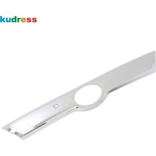 For Toyota Highlander 2014 2015 ABS Chrome Rear Trunk Lid Cover Trim Tail Gate Tailgate Decoration Strip Car Styling Accessories