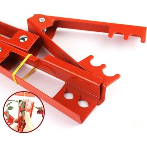 DIY Cut Tool Florist Metal Gardon Flower Rose Thorn Stem Leaf Stripper Rose Plier Removing Burrs Garden Tool 83XA