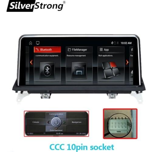 Spain Stock,CCC,X5 Android CarPlay,IPS 10.25'' Screen,Car Navi Android,for BMW E70,X5,X6,E71,2007-2013,AutoRadio