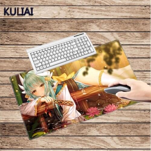 XGZ Print Wallpaper Sexy Girl MousePads Large Size Repeatable Cleaning Pad Keyboard Pad Mouse for Laptop Home Office Desktop