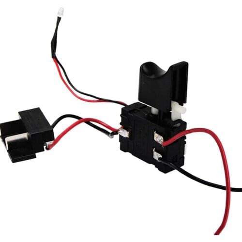 DC 12/14.4/18V 12A Lithium Battery Cordless Drill Speed Control Trigger Switch Light Speed Cotrol Trigger Switch Push Button