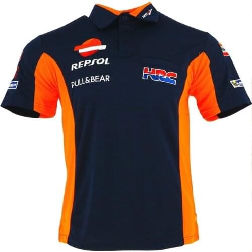 2018 New moto gp Racing Repsol For honda Polo Shirt Motorcycle Motorbike Motocross Sports T-shirts team bike tee camiseta moto