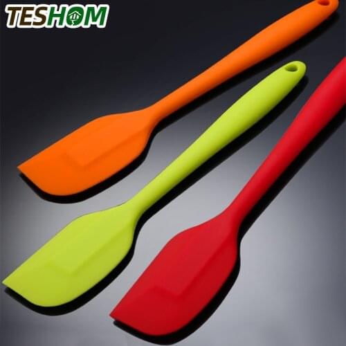 Non Stick Silicone Spatula Heat Resistant Baking Scraper for Cooking, Baking, and Mixing Cake Decorating Baking Accessories