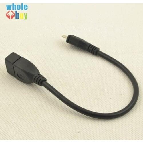 High Quality plug male micro 5pin to female USB OTG host data cable for GS2 GS MOTO Free Shipping HKPAM CPAM 200pcs/lot