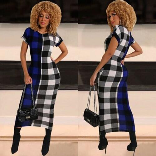 Модные платья в клетку WANGSCANIS China At AliExpress