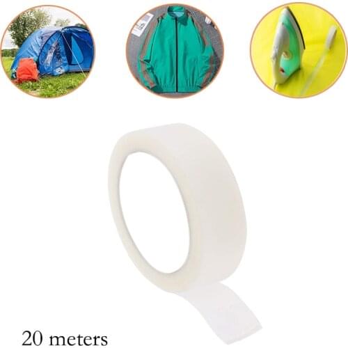 1 Pcs Camping Seam Sealing Tape Patch Shield Repair Tape Transparent 20m x 2cm for Tents Covers Awnings Outdoor Tools