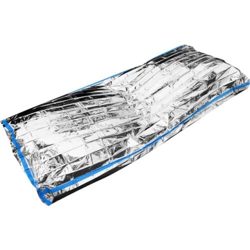200 x 100cm Silver Emergency Sleeping Bag Thermal , Reflective Blanket