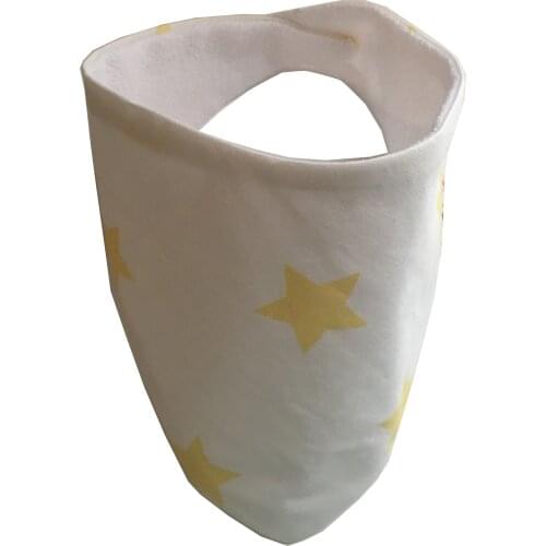 Pafuli Handmade Kutis Bandana Bib Yellow Stars